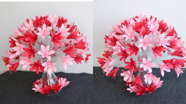 Cette méthode incroyable transforme une simple bouteille en vase fleuri…