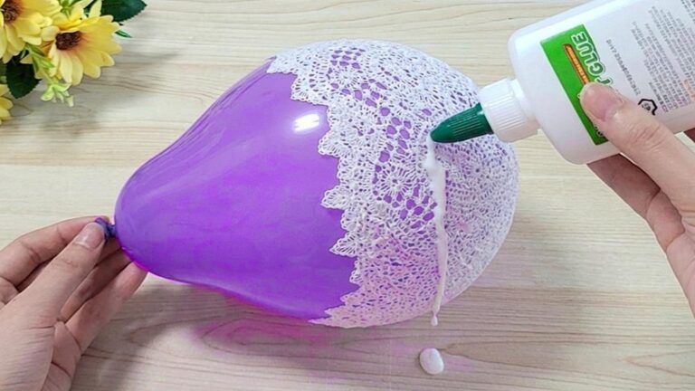 Une vieille astuce pour transformer des vieux rideaux en un original panier décoratif…