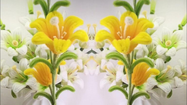 Cette technique facile transforme des pipe cleaners en fleurs magnifiques…