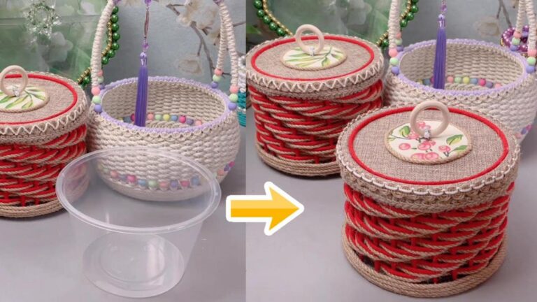 Une astuce simple pour créer un sac en jute magnifique et durable…