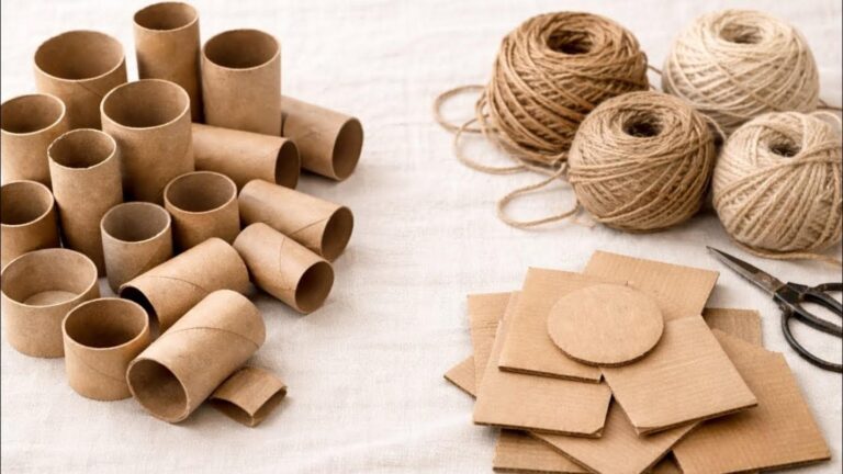 Cette astuce peu coûteuse transformera vos rouleaux en carton en véritables œuvres d&rsquo;art…