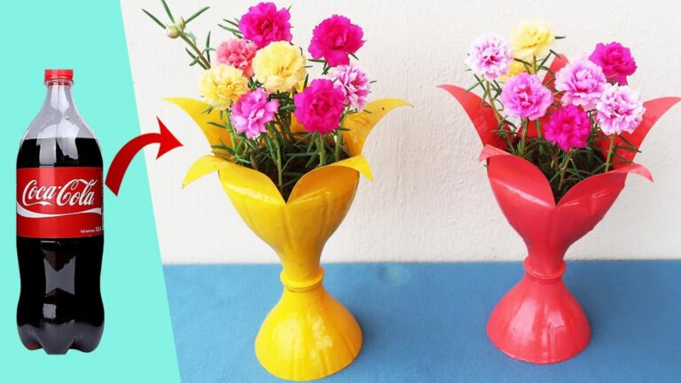 Cette astuce récup&rsquo; transforme des bouteilles en plastiques en pots éblouissants…
