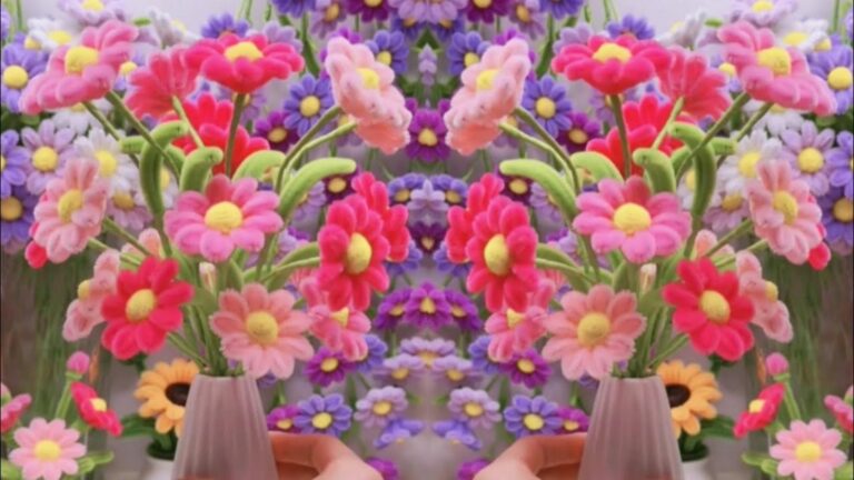Cette technique surprenante transforme des pipe cleaners en fleurs éblouissantes pour vos tables…