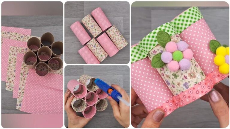 Une idée toute simple pour transformer vos rouleaux de papier en porte-crayon magique…