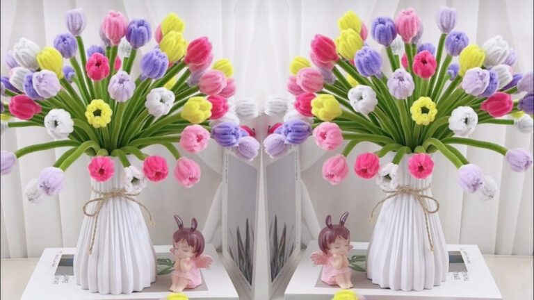 Cette astuce simple transforme des chenilles en tulipes éblouissantes…