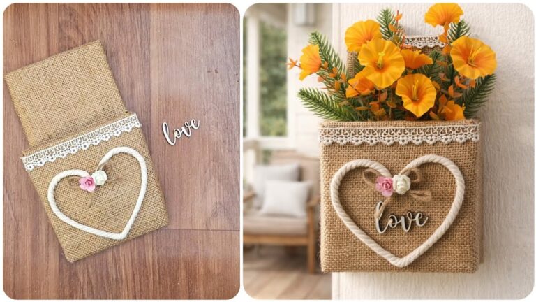 Découvrez 5 idées déco époustouflantes à réaliser avec du carton et du tissu !
