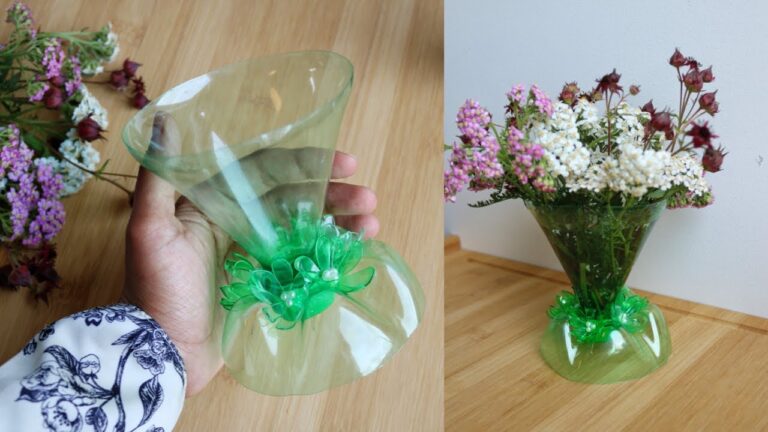 Transformez 5 bouteilles en plastique en vases déco uniques et écolos !