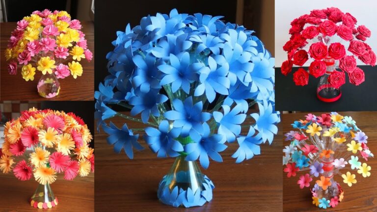 5 idées déco avec des vases en bouteilles plastiques à essayer chez vous !