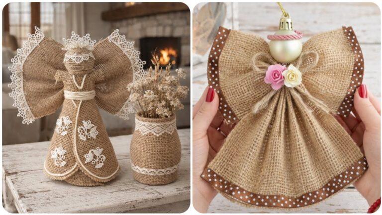 Créez 2 adorables anges en 5 étapes faciles ! ✂️😇