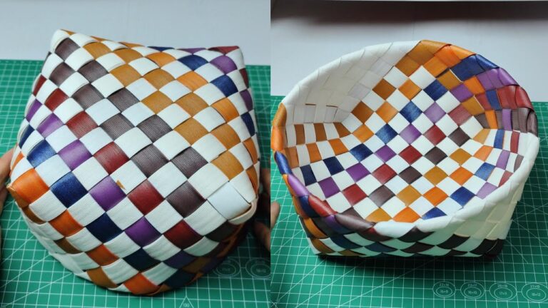 5 idées de paniers colorés à réaliser soi-même avec du rattan et du papier！