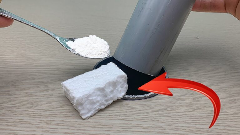 3 astuces incroyables pour connecter des tuyaux PVC avec du styrofoam et de la colle !