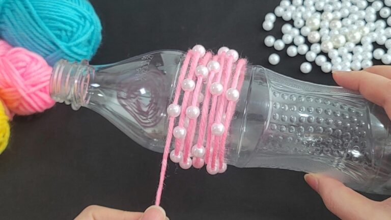 10 idées DIY faciles avec des bouteilles en plastique et des perles à essayer !