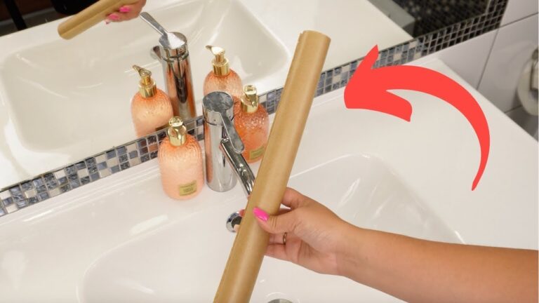 3 astuces avec du papier cuisson pour faire briller votre salle de bain !
