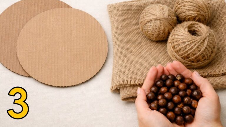 3 Décorations Cozy à Réaliser avec du Jute et des Perles en Bois !