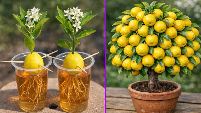 3 étapes faciles pour faire germer un citronnier à partir d&rsquo;un fruit ! 🍋✨