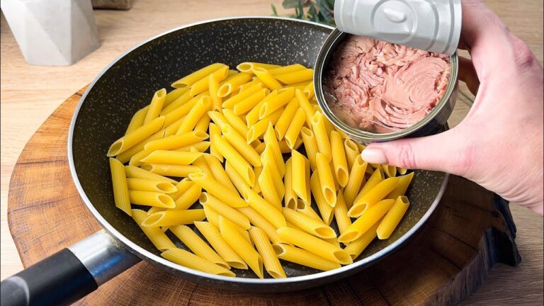 5 recettes délicieuses avec du thon et des pâtes en conserve à essayer !