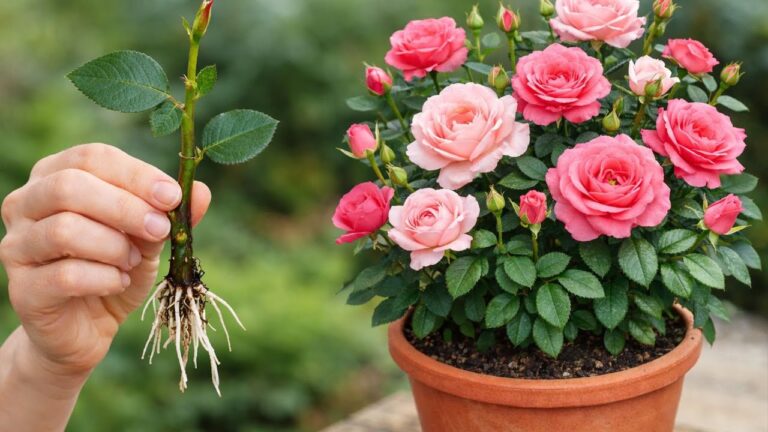 5 astuces simples pour faire raciner vos boutures de roses rapidement !