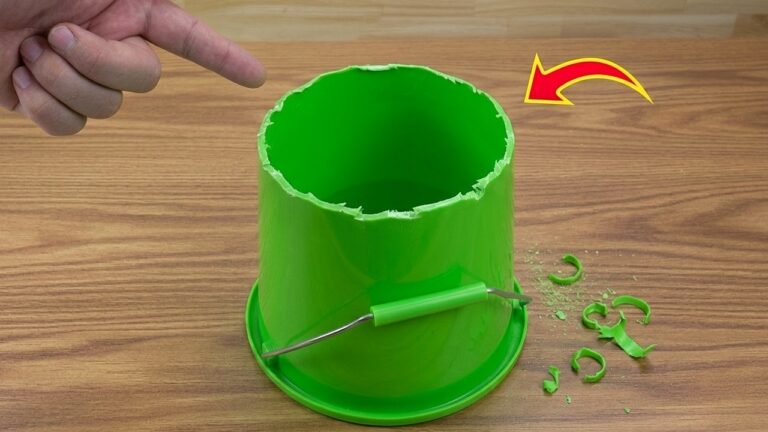 Transformez 5 seaux en plastique en objets utiles et créatifs !