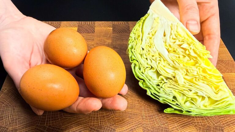 6 idées de recettes avec du chou et des œufs, rapides et délicieuses à découvrir !