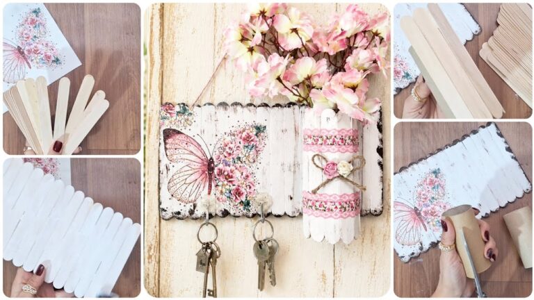 5 idées incroyables pour transformer des bâtonnets de glace en déco murale chic !