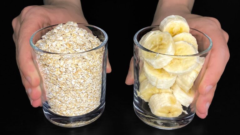 5 minutes pour un dessert léger aux flocons d’avoine et banane, un délice à tester !