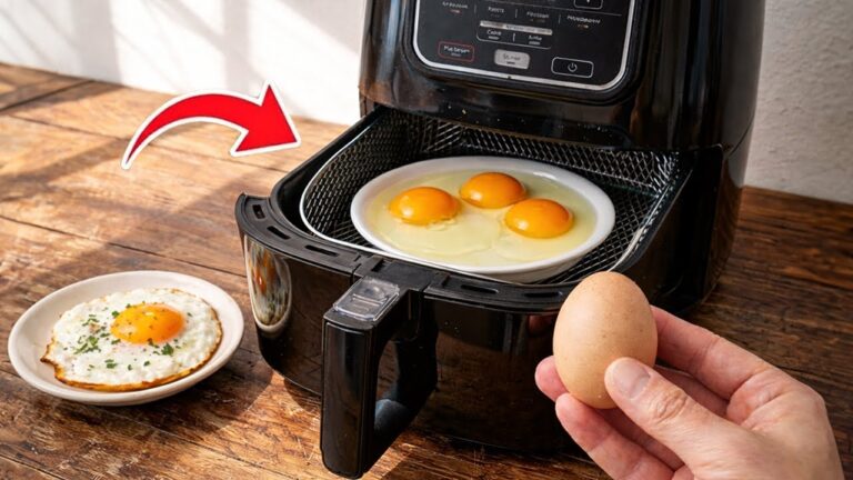Ne faites plus cuire vos œufs à la poêle : la méthode de la friteuse à air à connaître