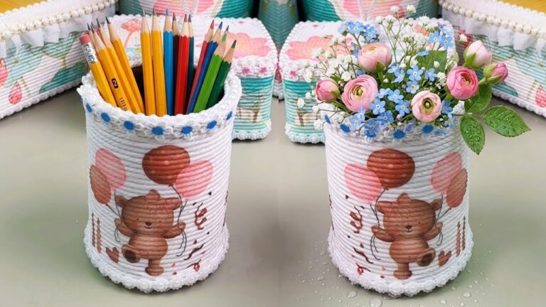 Fabriquez un porte-stylo original avec des matériaux recyclés !