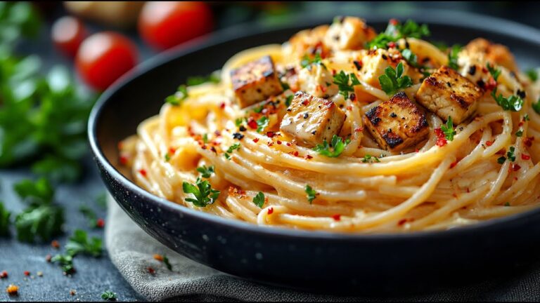 Découvrez la meilleure carbonara vegan : prête en 15 minutes et délicieusement crémeuse !