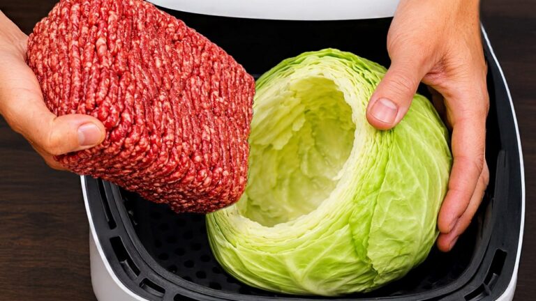 3 idées de recettes avec kohl et viande hachée à l&rsquo;air fryer qui vont vous surprendre !