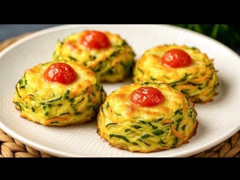 Pizzas de courgettes au four — légères, rapides et bien fromagères 🌿