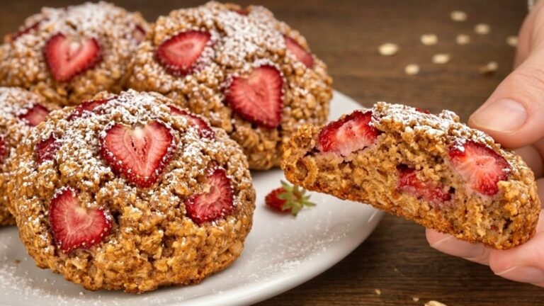 Je mange ça tous les matins ! Sans sucre, sans farine ! Biscuits à l&rsquo;avoine sains et délicieux !