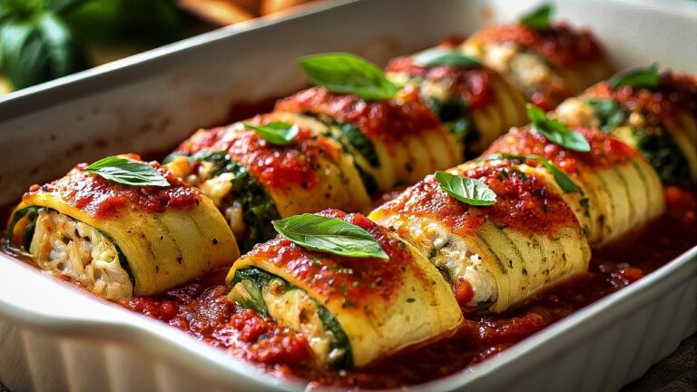 Vous avez des courgettes ? Essayez ces roulés farcis, faciles et très gourmands