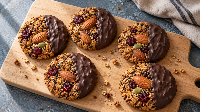 Faites ces biscuits à l’avoine sans sucre ajouté ! Sans farine, 15 minutes au four et un résultat à croquer